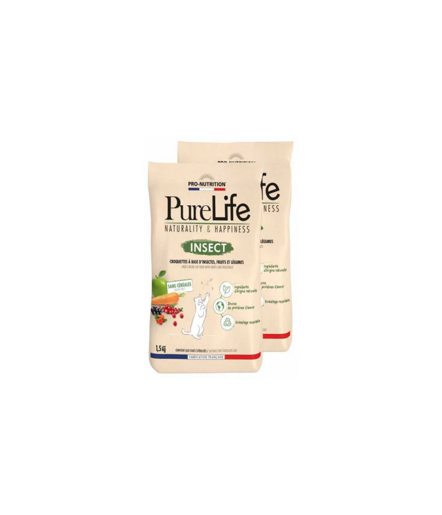 Pure Life Insecte Chat - croquette Anallergique