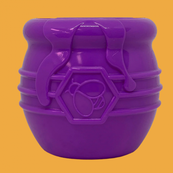 sodapup - Purple Gros pot de miel d'enrichissement à mastiquer
