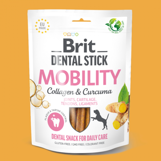 Brit Dental Stick articulation premium - Collagène et Curcuma