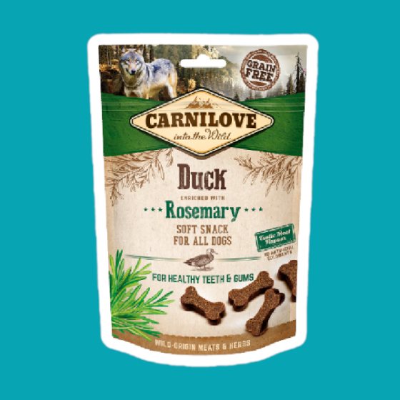 Lot - Carnilove - Bouchée Semi Humide canard et romarin 200G