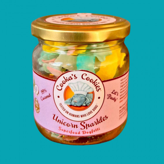 CookasCookies - Rainbow Sparkles Noix de coco 180G