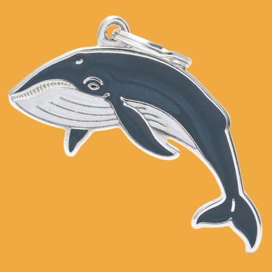 Médaille Deep blue Sea Baleine Bleue