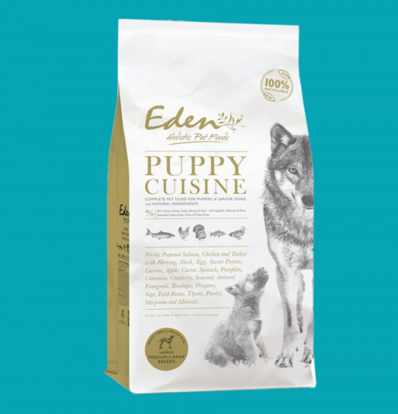 Eden 80/20 Puppy cuisine grain free Croquette Chiot