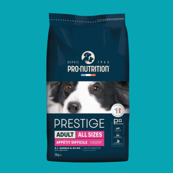 Pro-Nutrition Prestige Agneau Adulte toutes tailles Digestion sensible