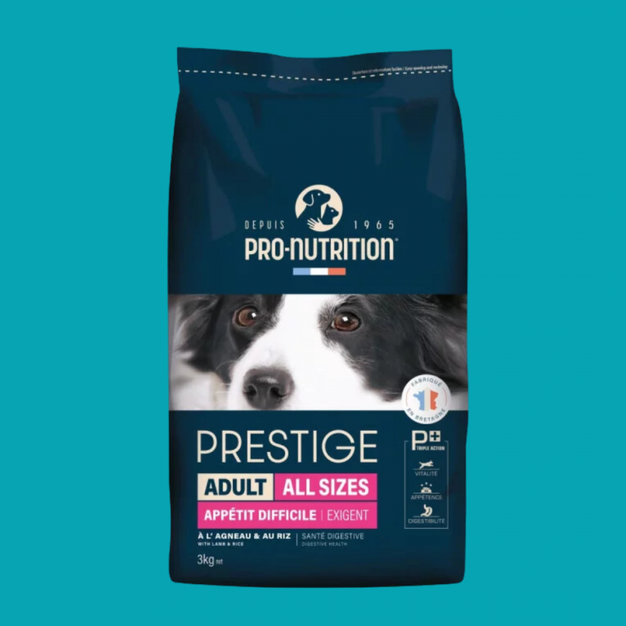 Pro-Nutrition Prestige Agneau Adulte toutes tailles Digestion sensible